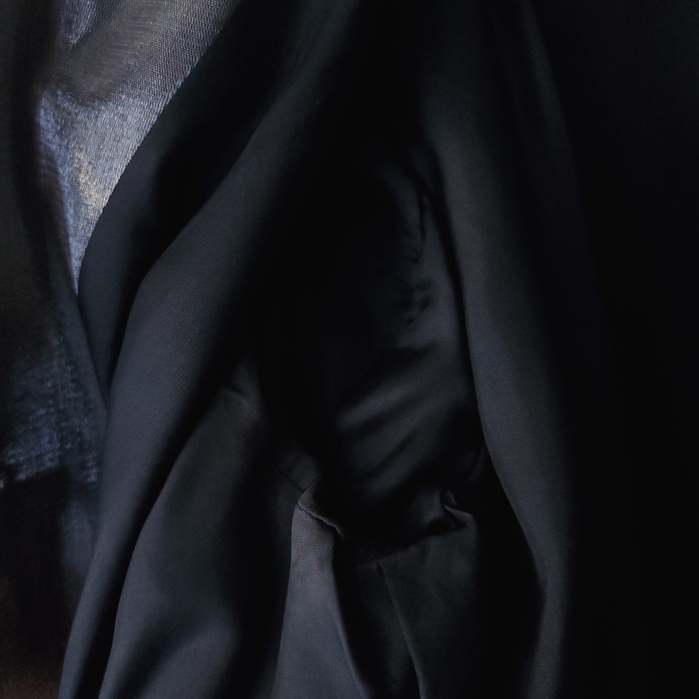 Parché Paris Silver Metallic Trench Jacket - Picture 12 of 12
